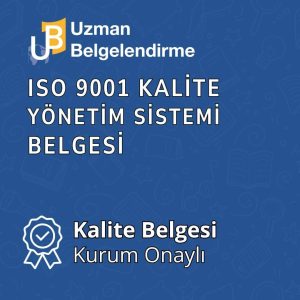 ISO 9001 Kalite Yönetim Sistemi Belgesi - Akreditesiz